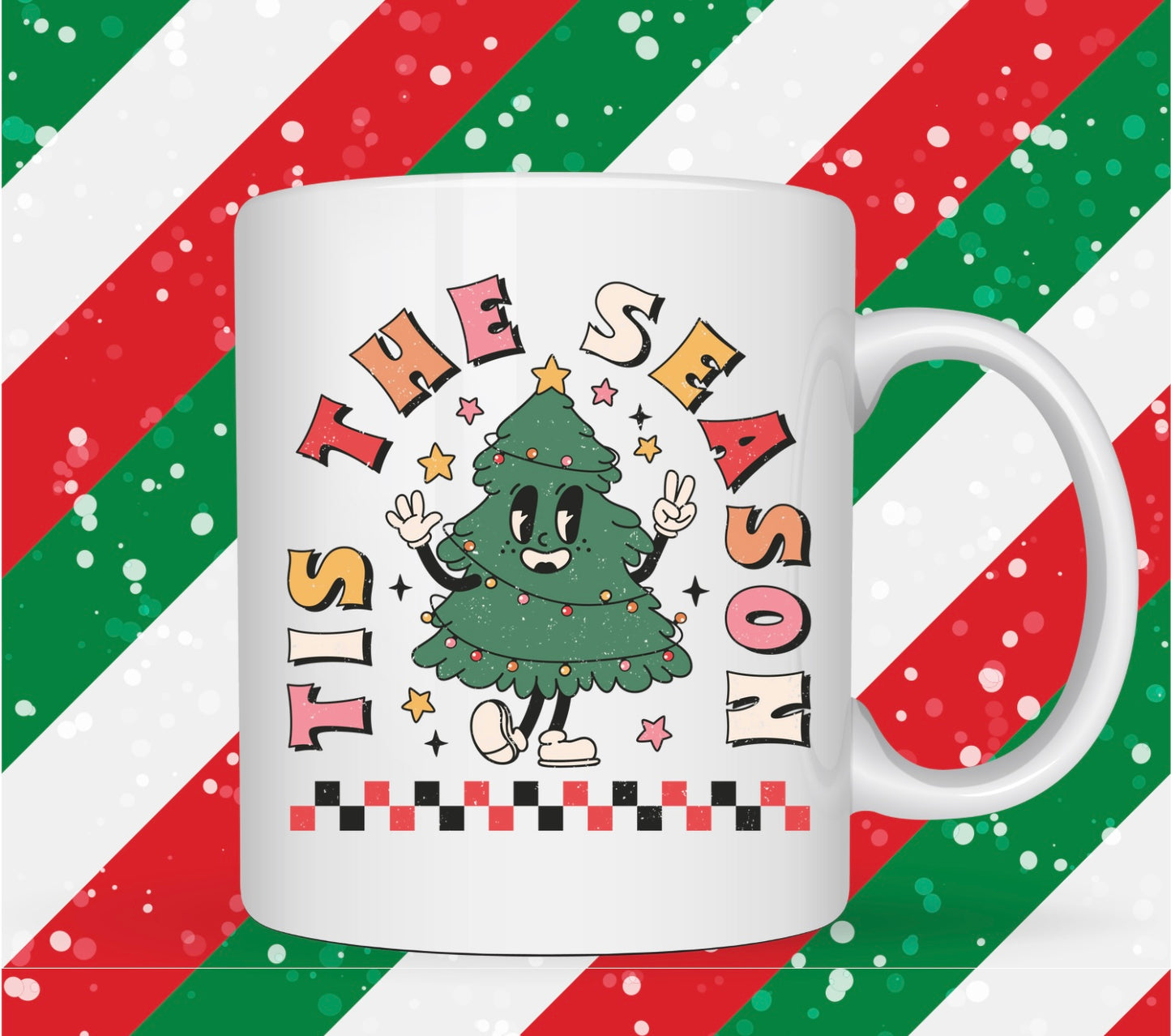 15 oz ceramic Christmas mug