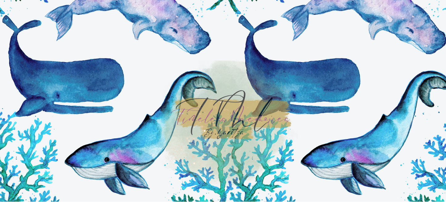 Blue Whale 11 oz Coffee Mug