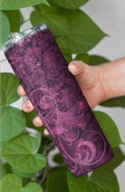 Purple Swirl 20 oz tumbler