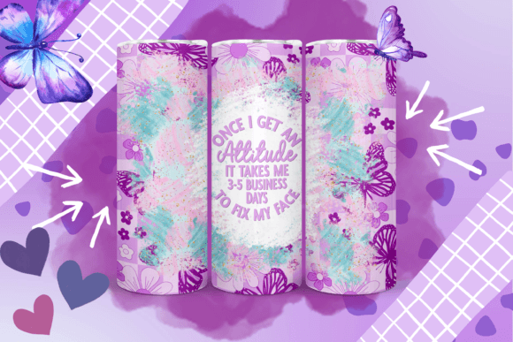 Once I get my attitude 20 oz tumbler