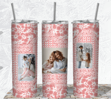 pretty pink photo 20 oz tumbler