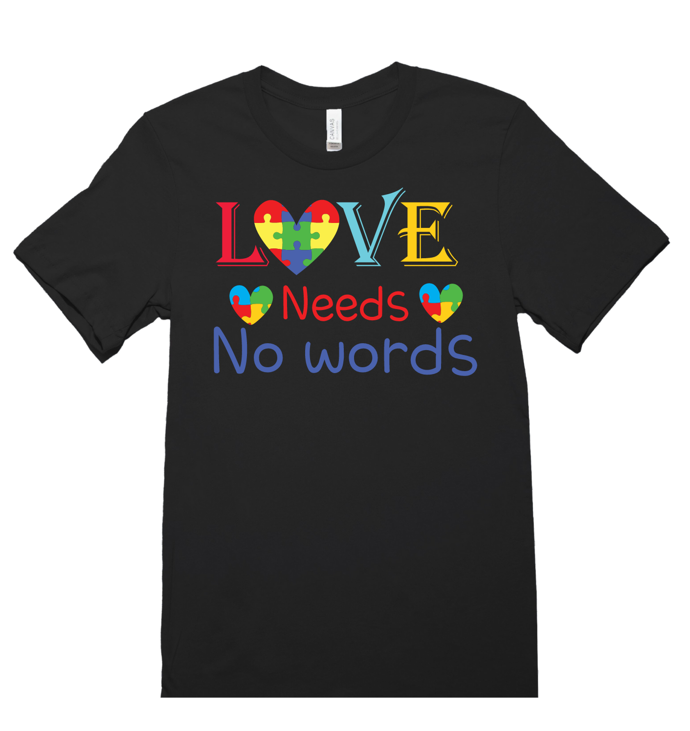 Love Needs No Words Autism shirt